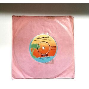 Sparks Looks Looks Looks Pineapple 7" Vinyl Record Art Glam Rock 1975 Island UK